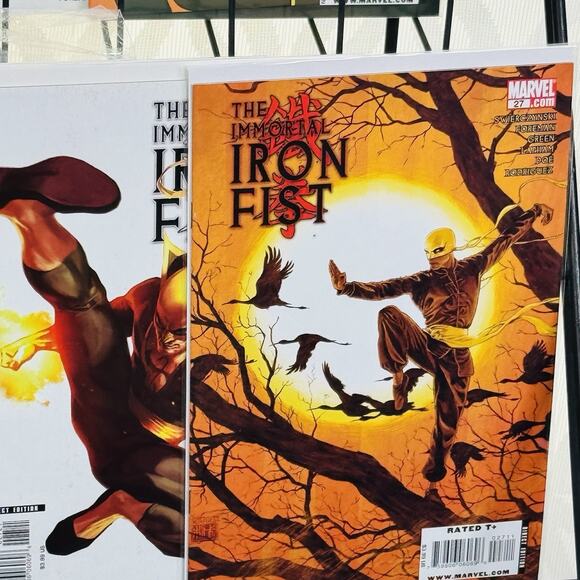 Immortal Iron Fist 19-20 22-27, 27 VAR, Immortal Weapons 2-5 Lot (2007, Marvel) - Picture 5 of 7